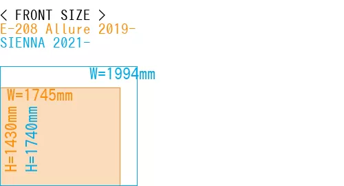 #E-208 Allure 2019- + SIENNA 2021-